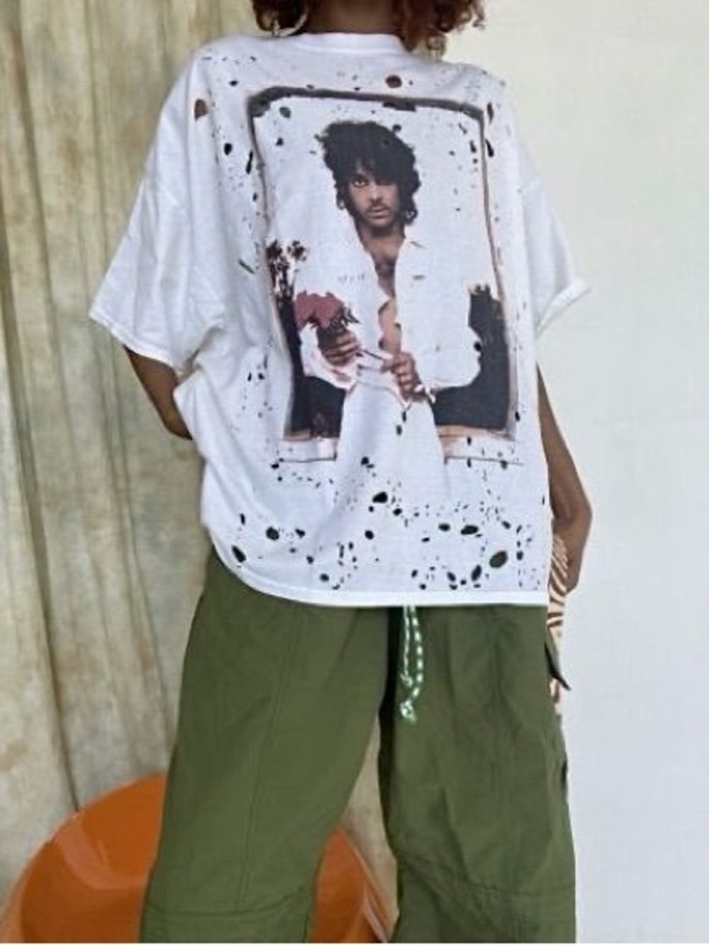 Urban Outfitters Prince distressed t shirt dress - Picture 2 of 7